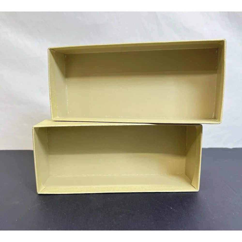 Burberry Tan Eyewear Box‎ Booklet Luxottica Group Gold Logo Gift Box High End